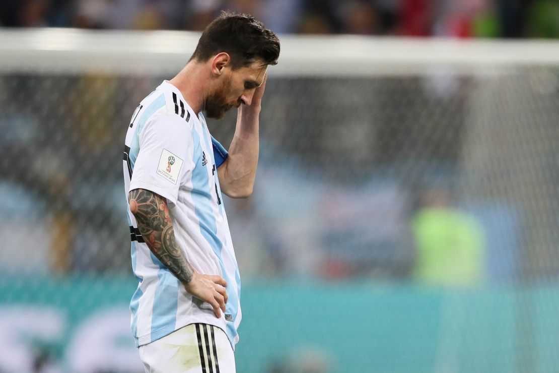 An oddly subdued Messi had fewer than 50 touches all game and only managed one shot on goal.