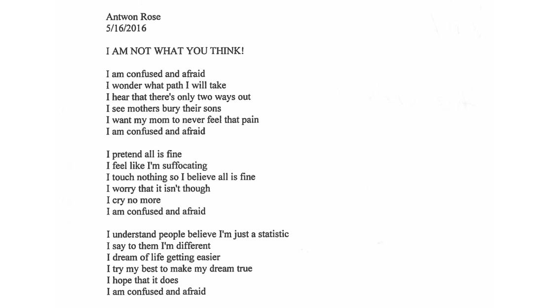 antwon rose poem