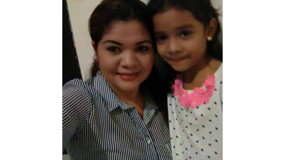 Cindy Madrid and daughter Alisson.