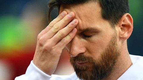 Lionel Messi struggled to make an impact against Croatia.