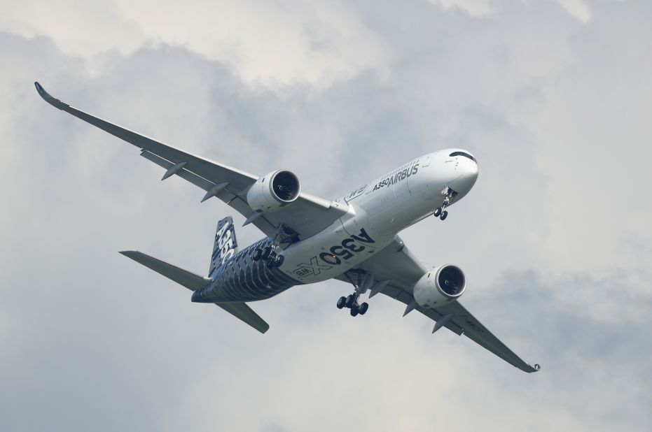 <strong>A350:</strong> Introduced in 2015, the Airbus A350 XWB is the European aerospace manufacturer's family of long-range, twin-engine wide-body jet airliners. 