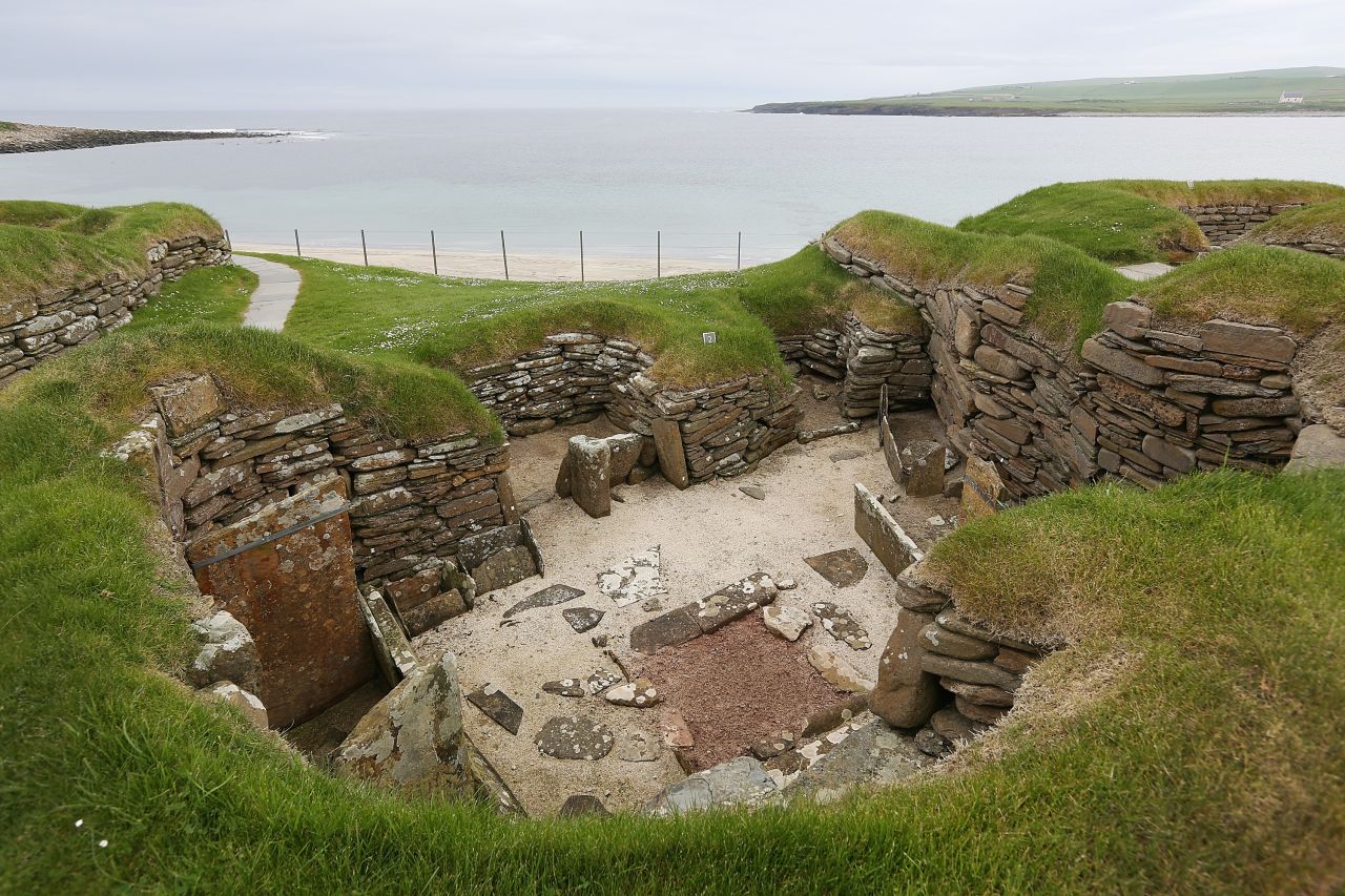 Some of the balls were found in the remarkably preserved Neolithic settlement of Skara Brae, in the Orkney Islands, off the northern coast of Scotland. 