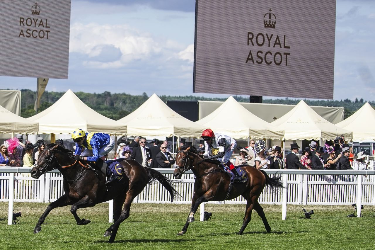 Poet's Word defeated hot favorite Cracksman in the feature Prince of Wales's Stakes on day two of Royal Ascot. The victory gave trainer Michael Stoute his 76th winner in all at the royal meeting, beating the mark of the late Henry Cecil, trainer of Frankel.