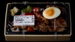 TOKYO, JAPAN - SEPTEMBER 11: A bento box containing grilled chicken and vegetables from a convenience store or "konbini" is pictured on September 11, 2015 in Tokyo, Japan. Japan's Konbini stores (convenience stores) are famous for their high quality food, available 24hours a day. Many of the stores have 2-5 deliveries per day of fresh, often locally sourced products all prepared in ready to eat packaged meals, catering mostly to office workers and travellers. As of July 30, 2015, Japan's minimum wage was 780yen (approx. $6.45 USD) lower than in many countries, including the United States. With a small 2.3 percent rise in minimum wages expected this year, the cheap convenience store meals popularity has seen a steady rise in sales, fast food and daily food sales of convenience stores for 2014 was 3,807,614 million yen, according to the Ministry of Economy, Trade and Industry.  (Photo by Chris McGrath/Getty Images)