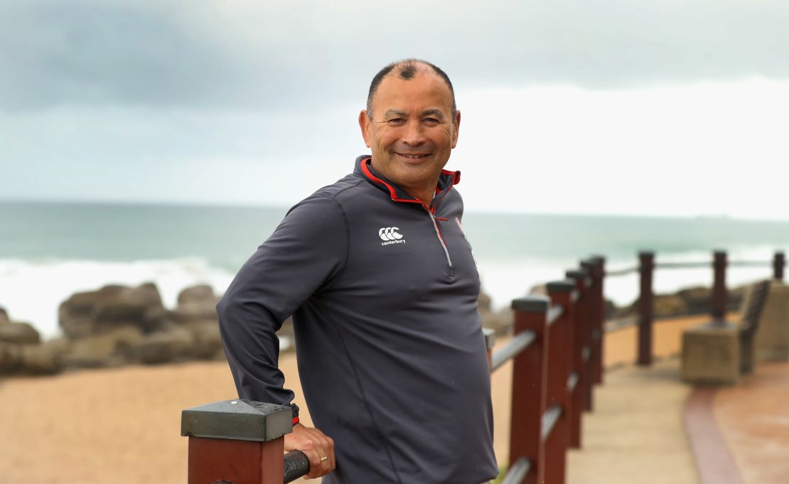 Eddie Jones, the England head coach, is pictured in South Africa.
