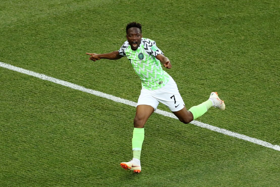 Ahmed Musa's brace gives Nigeria hope of reaching the knockout stages.