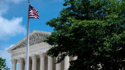 WASHINGTON, DC - JUNE 21: The U.S. Supreme Court is seen behind trees after it ruled that states may collect sales tax from retailers that do not have a physical presence, on June 21, 2018 in Washington, DC. (Photo by Toya Sarno Jordan/Getty Images)
