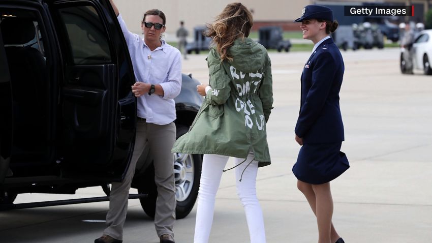Melania Trump grow up jacket Kirsten Powers ac_00001108