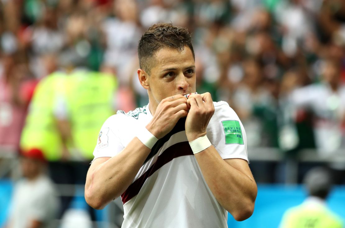 Javier Hernandez is Mexico's all-time top scorer with 50 international goals
