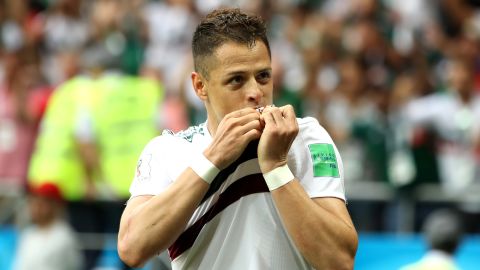 Javier Hernandez is Mexico's all-time top scorer with 50 international goals