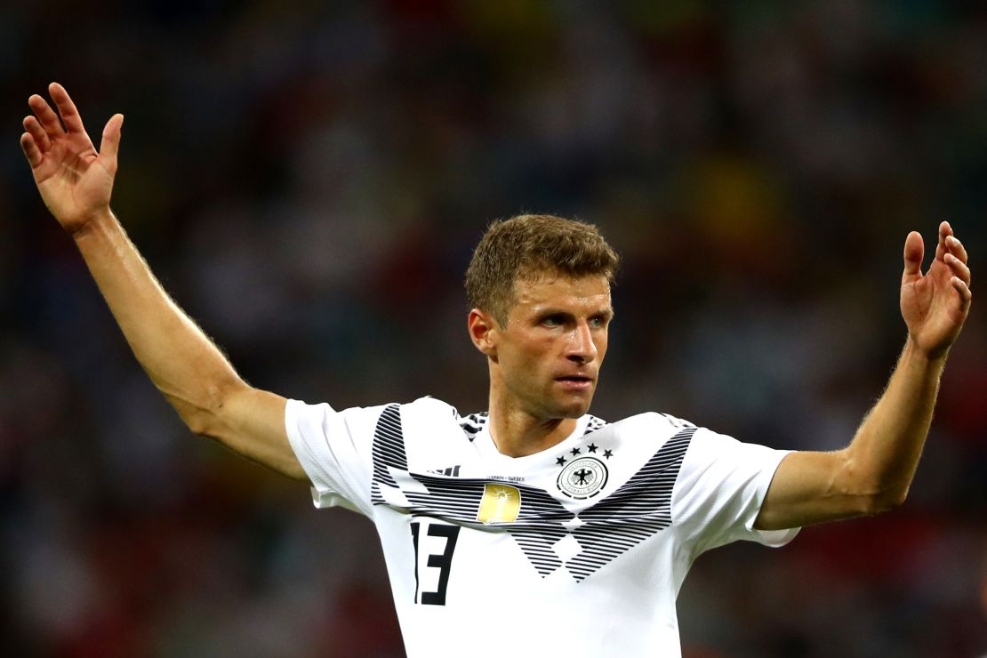 Germany's attack were frustrated and uninspired for large periods of the game.