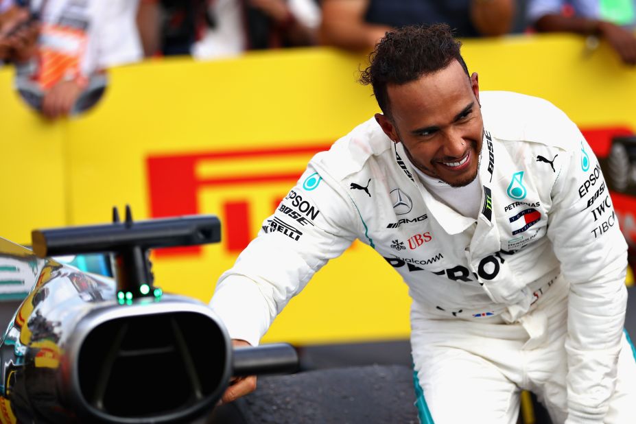 Hamilton -- 145 points<br />Vettel -- 131 points<br />Ricciardo -- 96 points