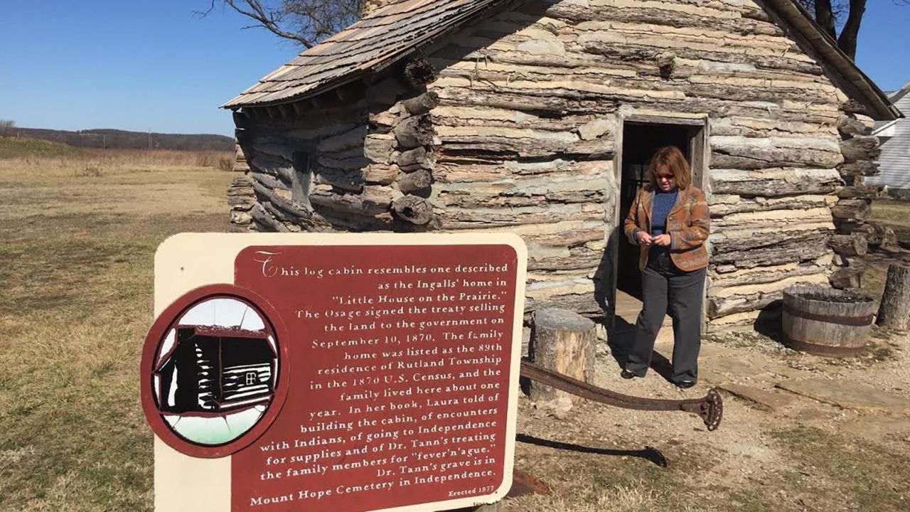 The cabin at the "Little House on the Prairie" site is a re-creation built in 1977 