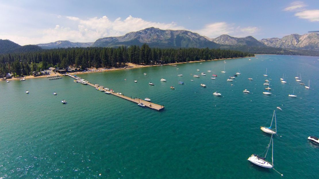 Camp Richardson is along the edge of South Lake Tahoe. 