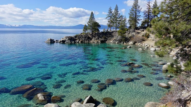 <strong>Secret Cove, East Shore, Nevada:</strong> Lake Tahoe's nude beaches begin (and largely end) along a picturesque string of east shore coves about three miles south of Sand Harbor along Highway 28.
