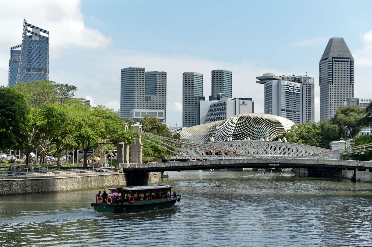 <strong>1. Singapore</strong> -- Singapore is ranked number one on the list of the 142 countries who participated in the report. The country got a 97 score. Residents answered questions based on their confidence in the police force, how safe they feel walking alone and their personal experience of crime. 
