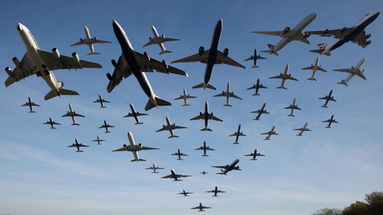 Heathrow Airport composite photo