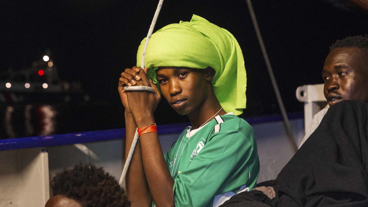 The rescued migrants on the Lifeline have been stranded since Friday.