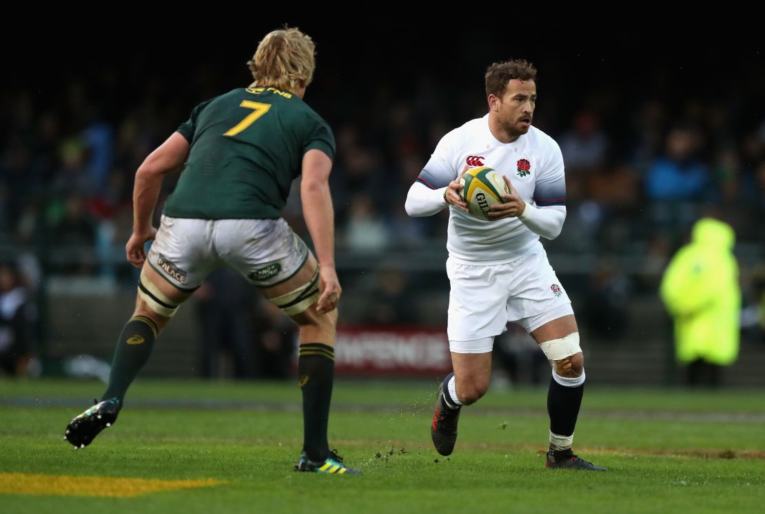 Danny Cipriani made his first start for England in a decade against South Africa, setting up the winning try