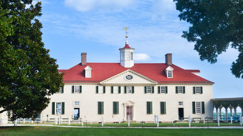 <strong>Mount Vernon and Piscataway National Park -- Mount Vernon, Virginia and Accokeek, Maryland: </strong>The<a href="index.php?page=&url=https%3A%2F%2Fsavingplaces.org%2F" target="_blank" target="_blank"> National Trust for Historic Preservation</a> has released its 2018 list of America's most endangered historic places, including George Washington's plantation house, Mount Vernon (pictured). 