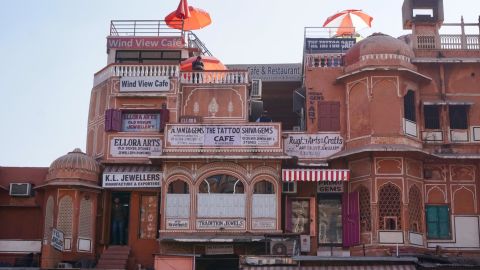 Prince Jai Singh painted the entire city terracotta pink before the Prince of Wales visited in 1876.