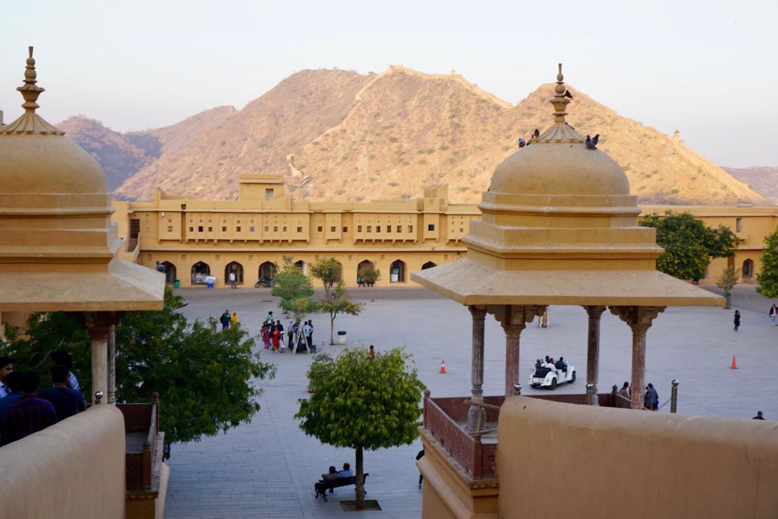 Amber Fort, outside Jaipur, served as the royal residence during the Mughal Empire.