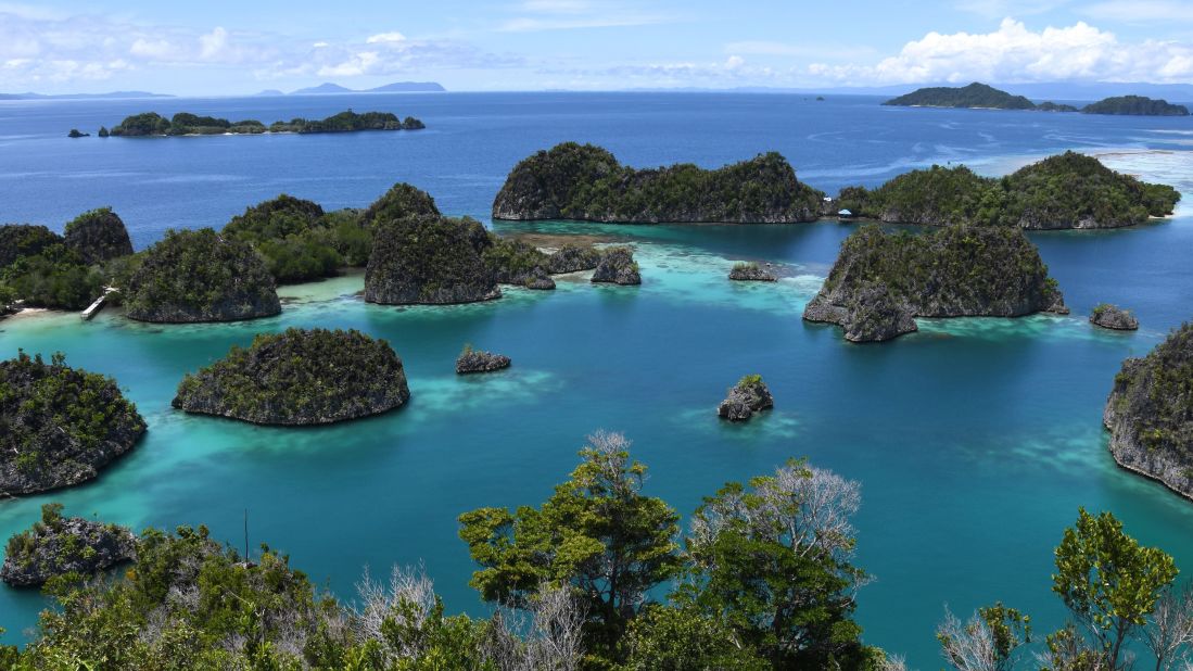 <strong>Raja Ampat, Indonesia: </strong>Based off the northwest tip of Bird's Head Peninsula on Papua, Raja Ampat, or the "Four Kings," is made up of more than 1,500 small islands and its coral reefs are considered among the best in the world.