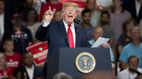 After visiting South Carolina on Monday night, President Donald Trump is in North Dakota on Wednesday campaigning for Republican Senate hopeful Kevin Cramer. 