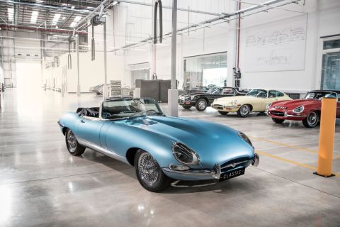 Conceptual designs for the the E-type Zero are based on the 1968 Series 1.5 Jaguar E-Type Roadster. The car will boast an acceleration of 0-62 mph in 5.5 seconds.