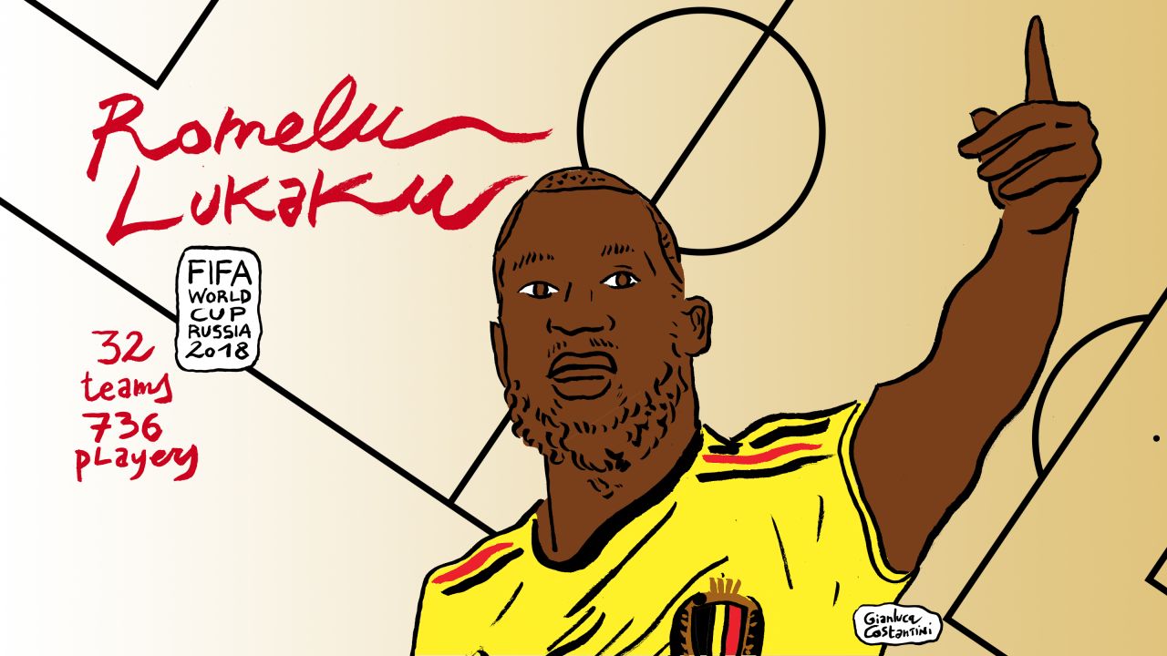 Romelu Lukaku is having an impressive World Cup. He scored two goals in Belgium's 3-0 win over Panama and grabbed another brace in the 5-2 over Tunisia.