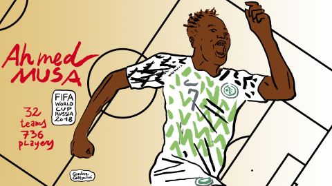 Two delightful goals from the impressive Ahmed Musa secured Nigeria a first victory of the tournament and diminished Iceland's chances of making it into the last 16.