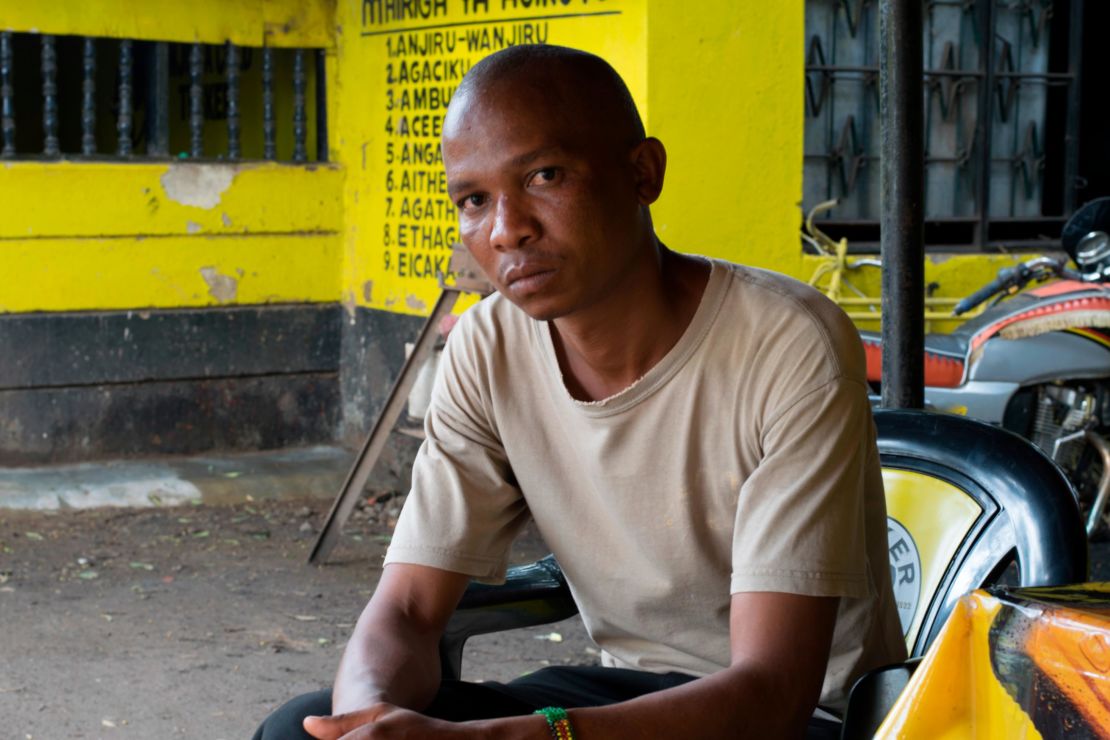 Elisha Njoroge, 34, was imprisoned for two years in Mwea Prison. 
