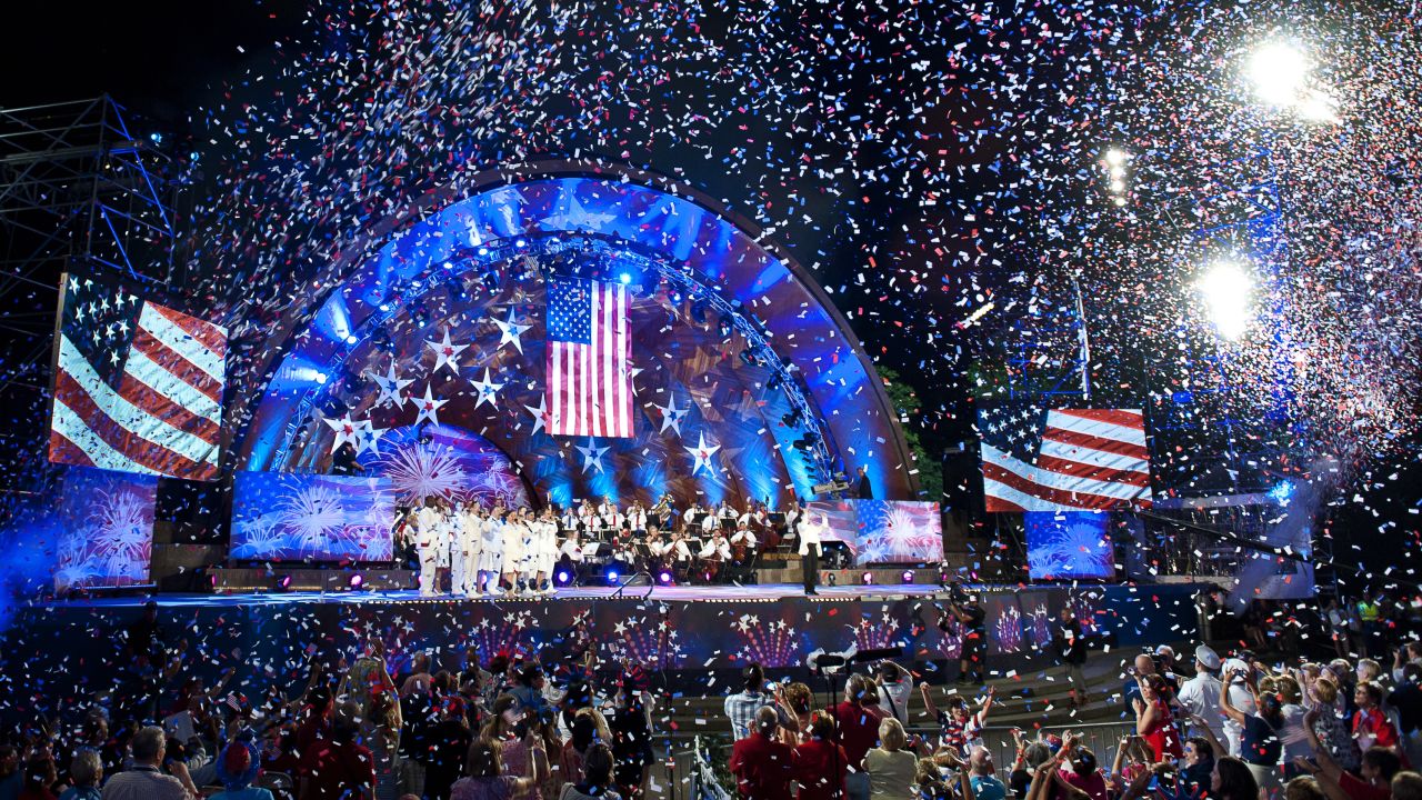 <strong>Boston, Massachusetts:</strong> Fireworks and memorable music -- that's what you get with the Boston Pops' annual event.