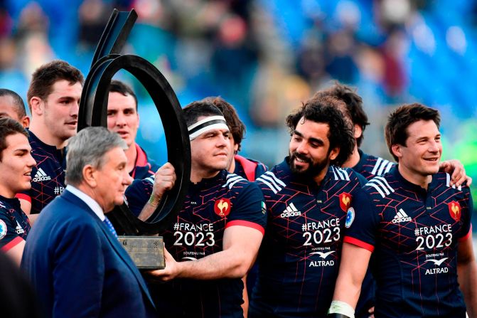 He is also behind the design of the Garibaldi trophy, presented to the winner of the Six Nations clash between France and Italy each year.