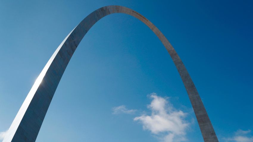 The Gateway Arch is seen Thursday, June 21, 2018, in St. Louis. A newly expanded museum underneath the Arch is set to be open on July 3 and is the final piece of a massive $380 million renovation of the grounds surrounding and entrance to the iconic monument. (AP Photo/Jeff Roberson)