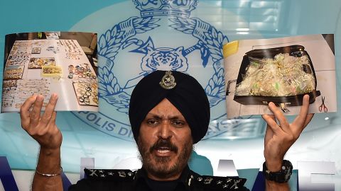 Items seized from six premises linked to ousted Malaysian leader Najib Razak, including cash, a vast stash of jewelry and luxury handbags, are worth up to $270 million, police said.