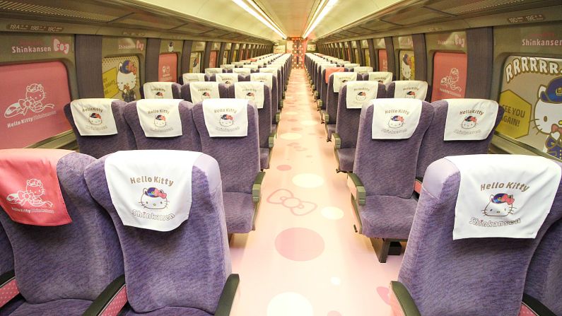 <strong>First look at Hello Kitty Shinkansen: </strong>Japan's Shinkansen train operator, West Japan Railway Co. Ltd has unveiled its new Hello Kitty Shinkansen bullet train. The train will begin operations on June 30.