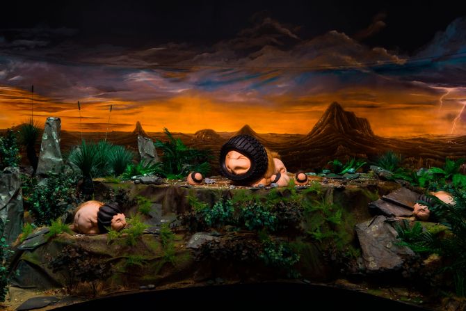 Installation view of "Patricia Piccinini: Curious Affection" at Brisbane's Gallery of Modern Art, 2018