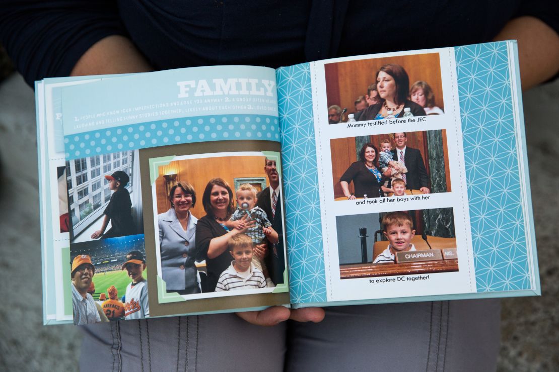 The family yearbook captures the Foltzes' trip to Washington when Danielle testified on Capitol Hill about Acthar's price increase. "Those days following Trevor's diagnosis, for our family, were the most emotionally dark that we've lived through," she said.  