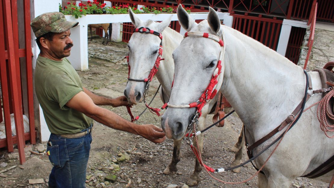 Riding is part of the allure at Cafetal de la Trinidad, a former coffee plantation.