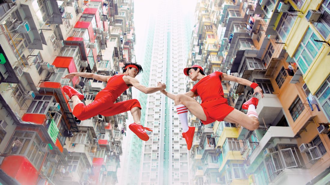 <strong>Scraping the skies: </strong>Dancers Shen Jie and Li Lin leap into the sky. The award-winning Hong Kong Ballet was founded in 1979 and today has nearly 50 dancers from Hong Kong, Australia, Europe, the US and other parts of Asia. 