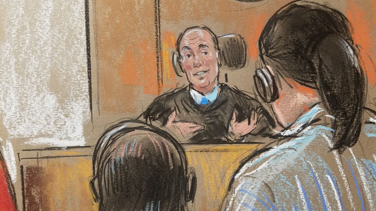 Immigration Judge John. M. Bryant speaks. "Have a nice summer," he said to Rosemary after granting her a court date in February 2019. "Just be a kid, OK?"