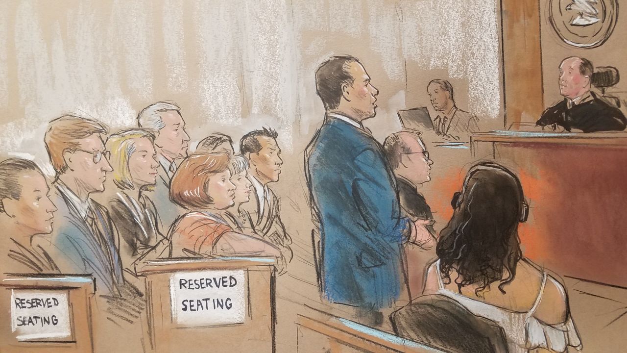 Lawmakers listen during court. The hearings were observed by six Democratic members of Congress: Whip Steny Hoyer of Maryland; Rep. Don Beyer, whose Virginia district includes the court; Congressional Hispanic Caucus Chairwoman Rep. Michelle Lujan Grisham of New Mexico; and Reps. Pete Aguilar, Nanette Diaz Barragán and Norma Torres, all of California.