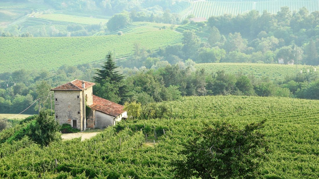 <strong>Le Colline del Prosecco di Conegliano e Valdobbiadene, Italy:</strong> The new site includes some of the wine-growing landscape of the Prosecco wine production region as well as villages, forests and farmland. 