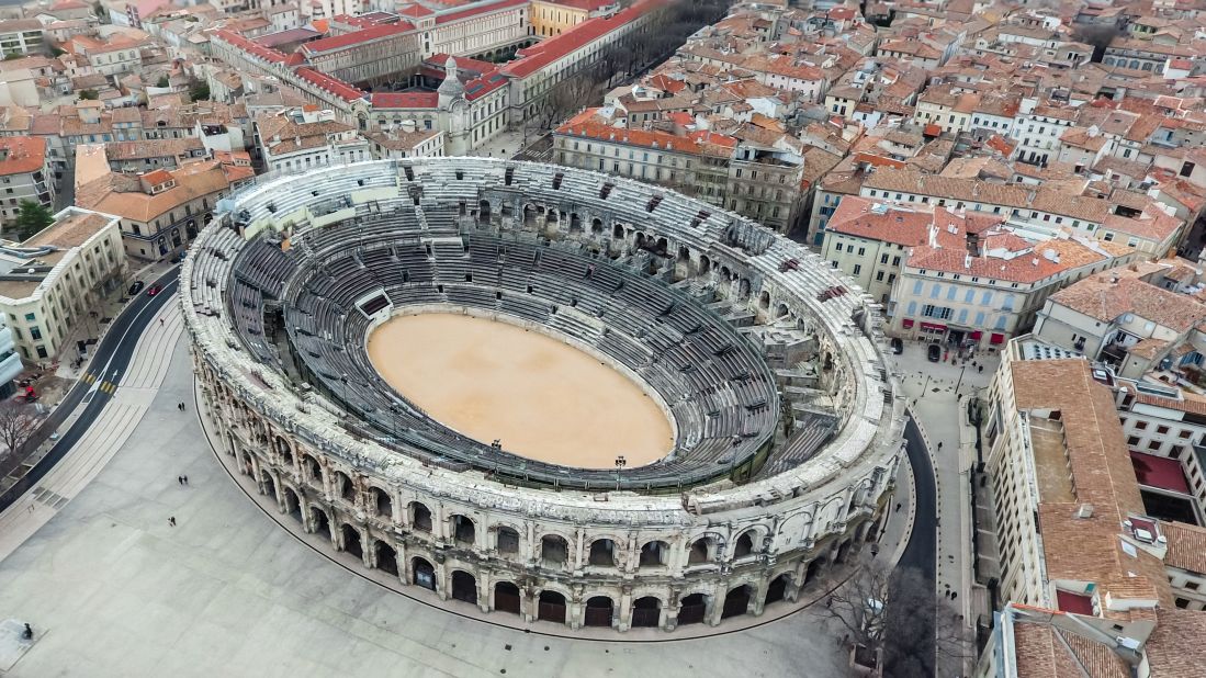<strong>The Historic Urban Ensemble of Nîmes (France)</strong>: This impressive Roman amphitheater, situated in this Southern French city, was built in roughly 70 AD and remains standing in 2018, playing host to concerts. Will it be granted UNESCO status?