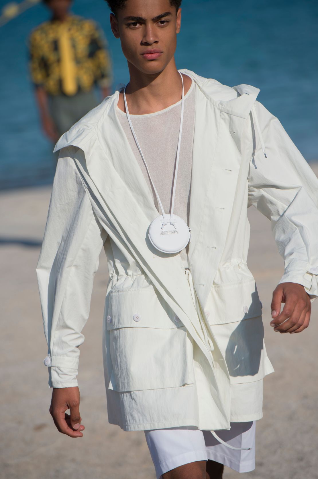 A model in Jacquemus menswear.