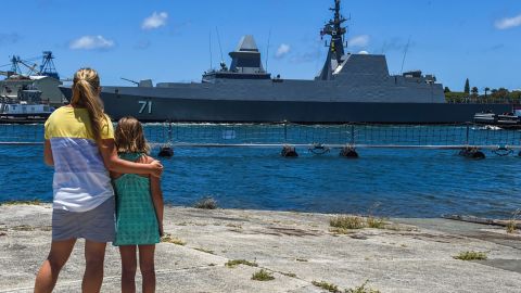 Republic of Singapore Navy guided-missile frigate RSS Tenacious arrives at  Pearl Harbor, Hawaii, in preparation for RIMPAC 2018. Singapore is one of seven ASEAN nations participating in the exercises.