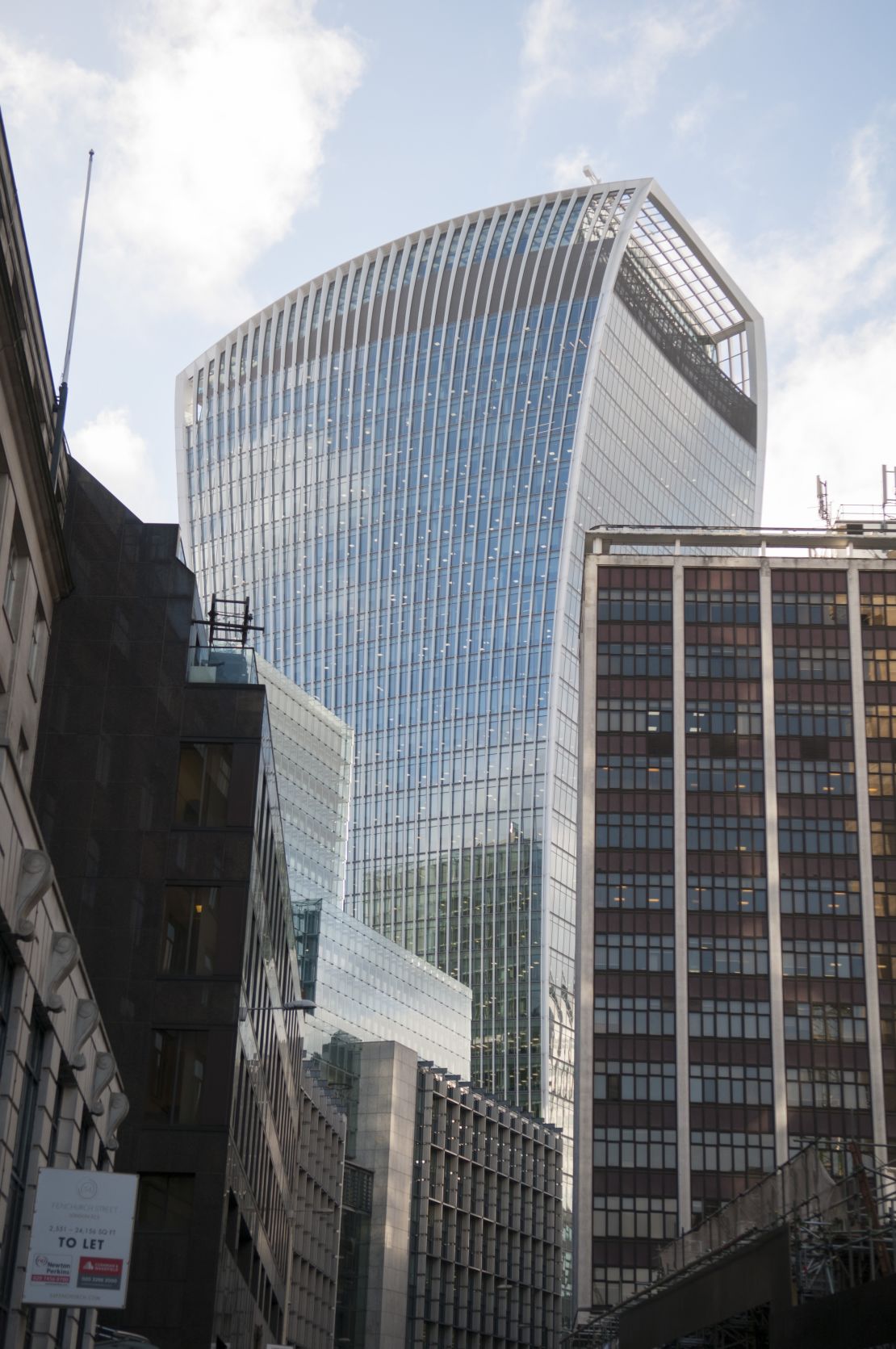 Oddly shaped buildings in the City, like 20 Fenchurch Street -- also known as the Walkie Talkie -- have become figures of fun and play.