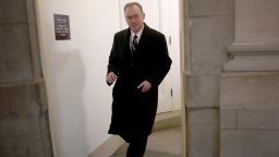 Mick Mulvaney, Director of the Office of Management and Budget, arrives at the U.S. Capitol outside Speaker of the House Paul Ryan's office on January 3, 2018 in Washington, DC. Mulvaney and other members of the Trump administration were scheduled to meet with members of the House and Senate congressional leadership to discuss the 2018 legislative agenda. Win McNamee/Getty Images