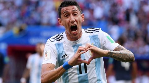 Di Maria's equaliser was the longest-range goal scored so far at the World Cup